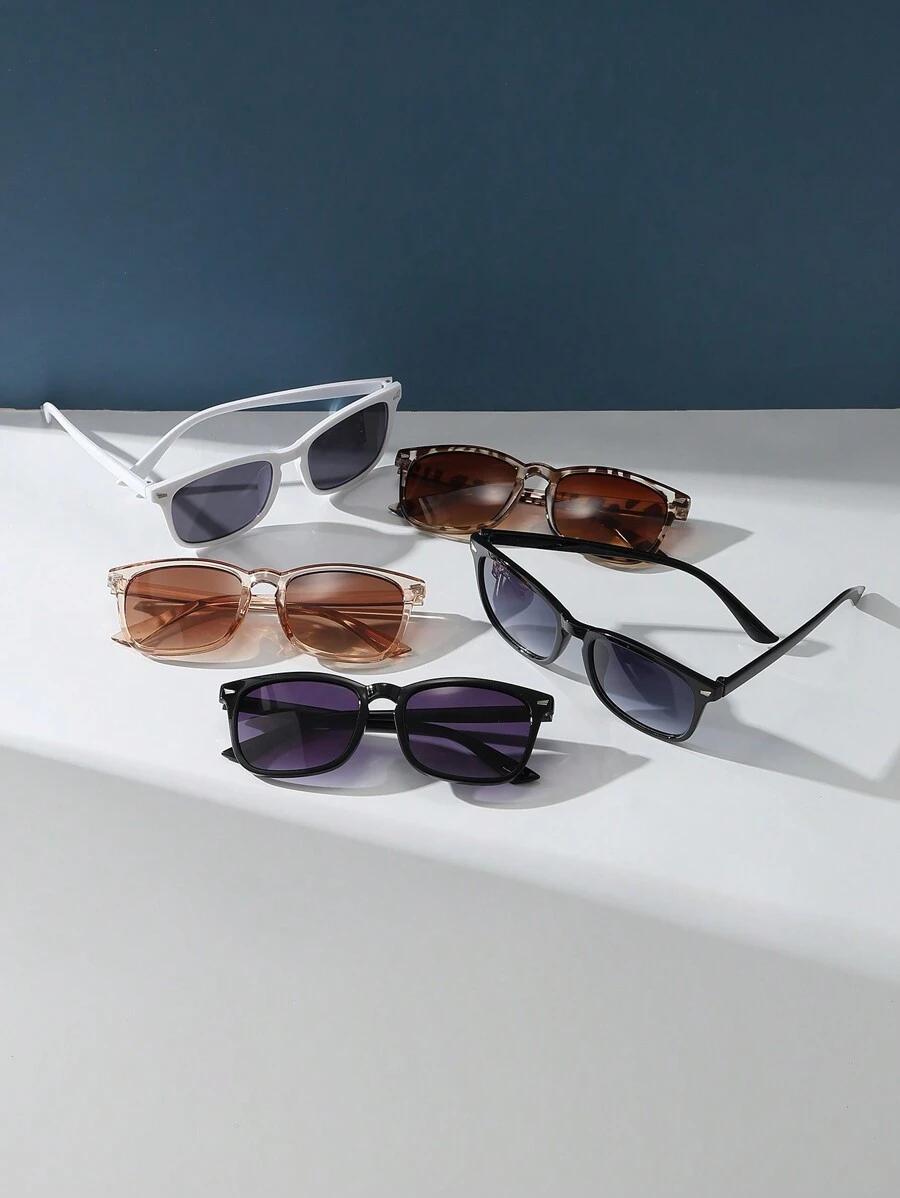 SHEIN OKULARY PRZECIWSŁONECZNE 5-PACK S07__