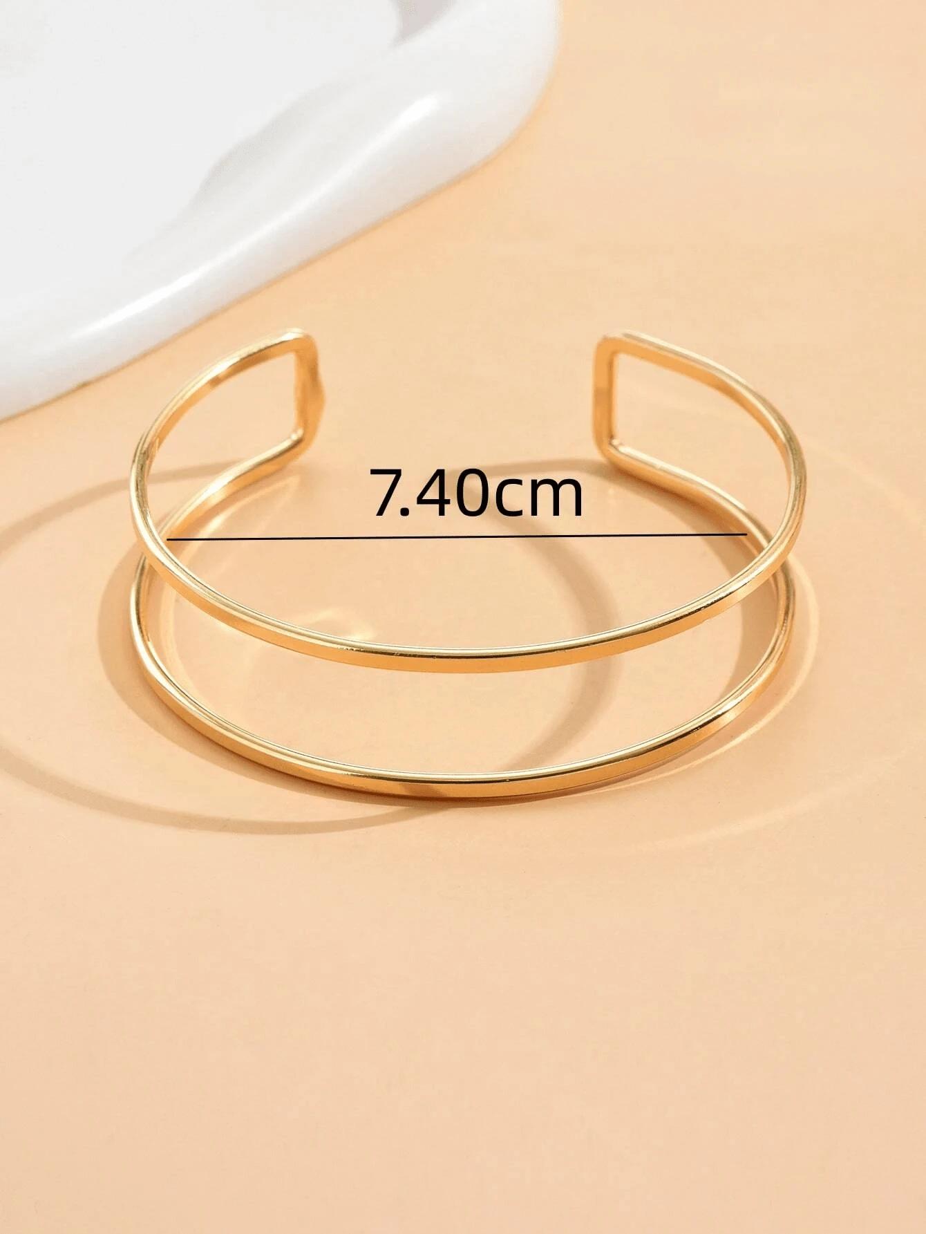 SHEIN ZŁOTA BRANSOLETKA KOŁO S07__26,5