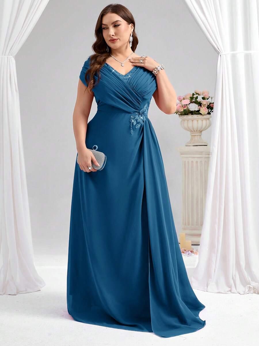 COUTIVA NIEBIESKA MAXI SUKIENKA S06__46