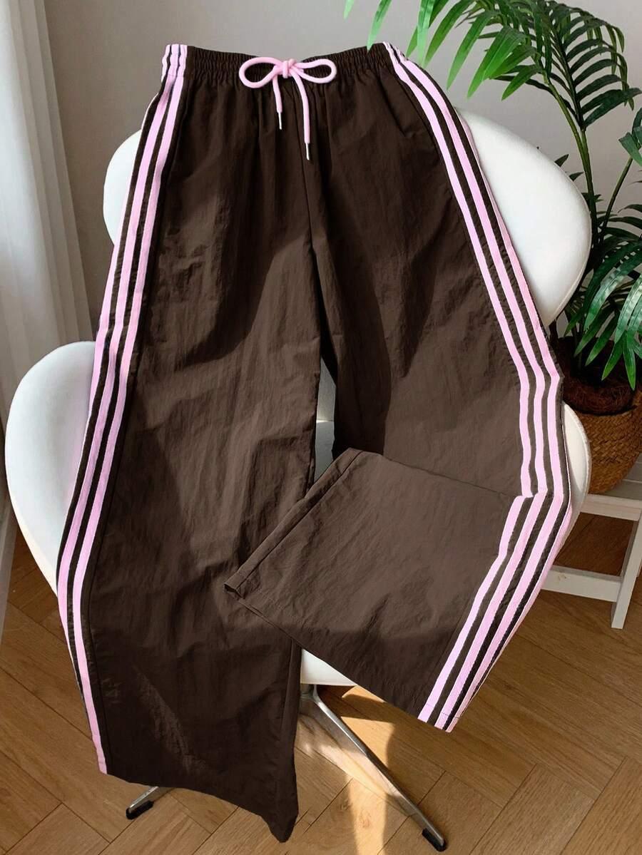 COMFORTCANA BRĄZOWE SPODNIE DRESOWE S06__XXL