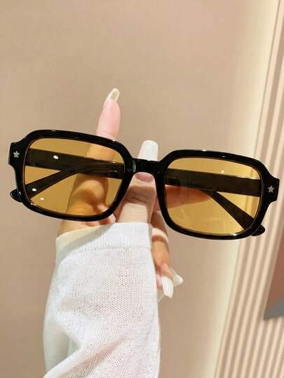 SHEIN CZARNE OKULARY PRZECIWSŁONECZNE S07__