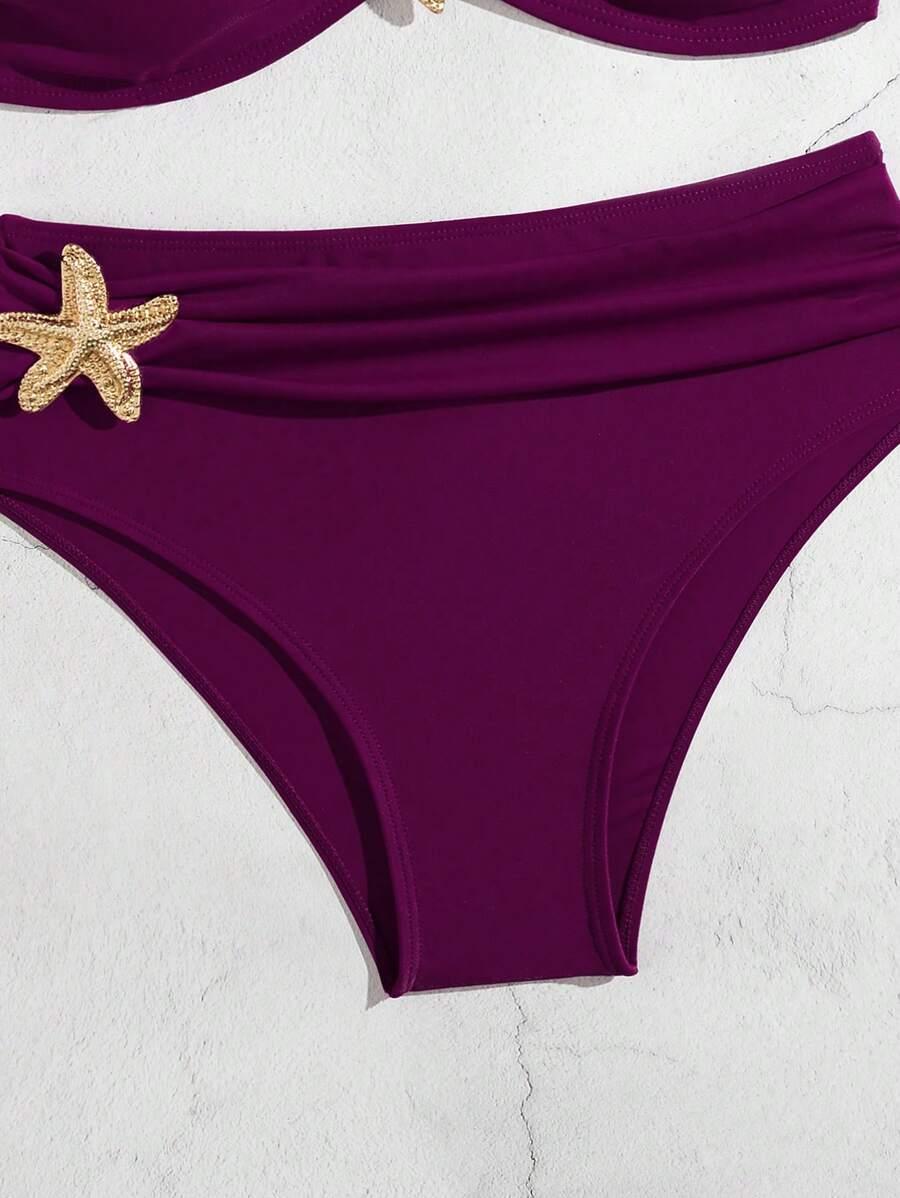 SHEIN DWUCZĘŚCIOWY STRÓJ KĄPIELOWY S09__M