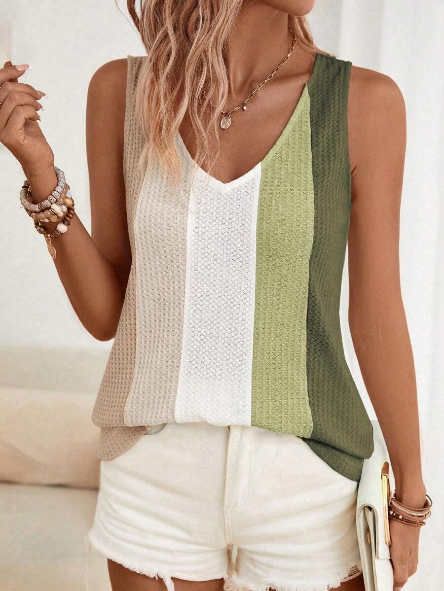 SHEIN TOP BEZ RĘKAWÓW S06__M