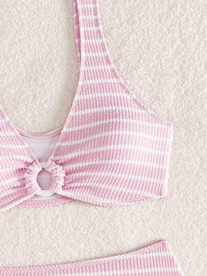 SHEIN DWUCZĘŚCIOWY KOSTIUM KĄPIELOWY S09__XL