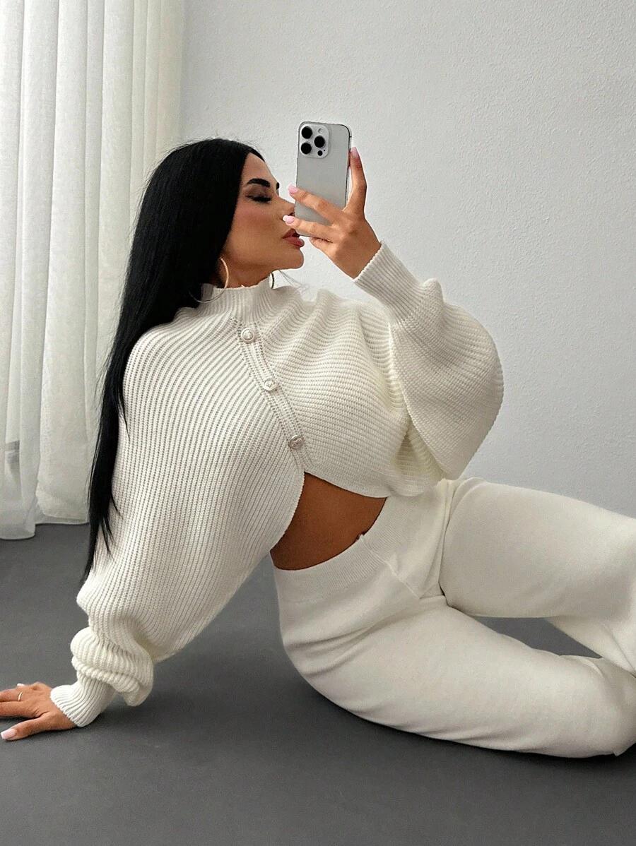 SHEIN KOMPLET SWETER SPODNIE S06__M