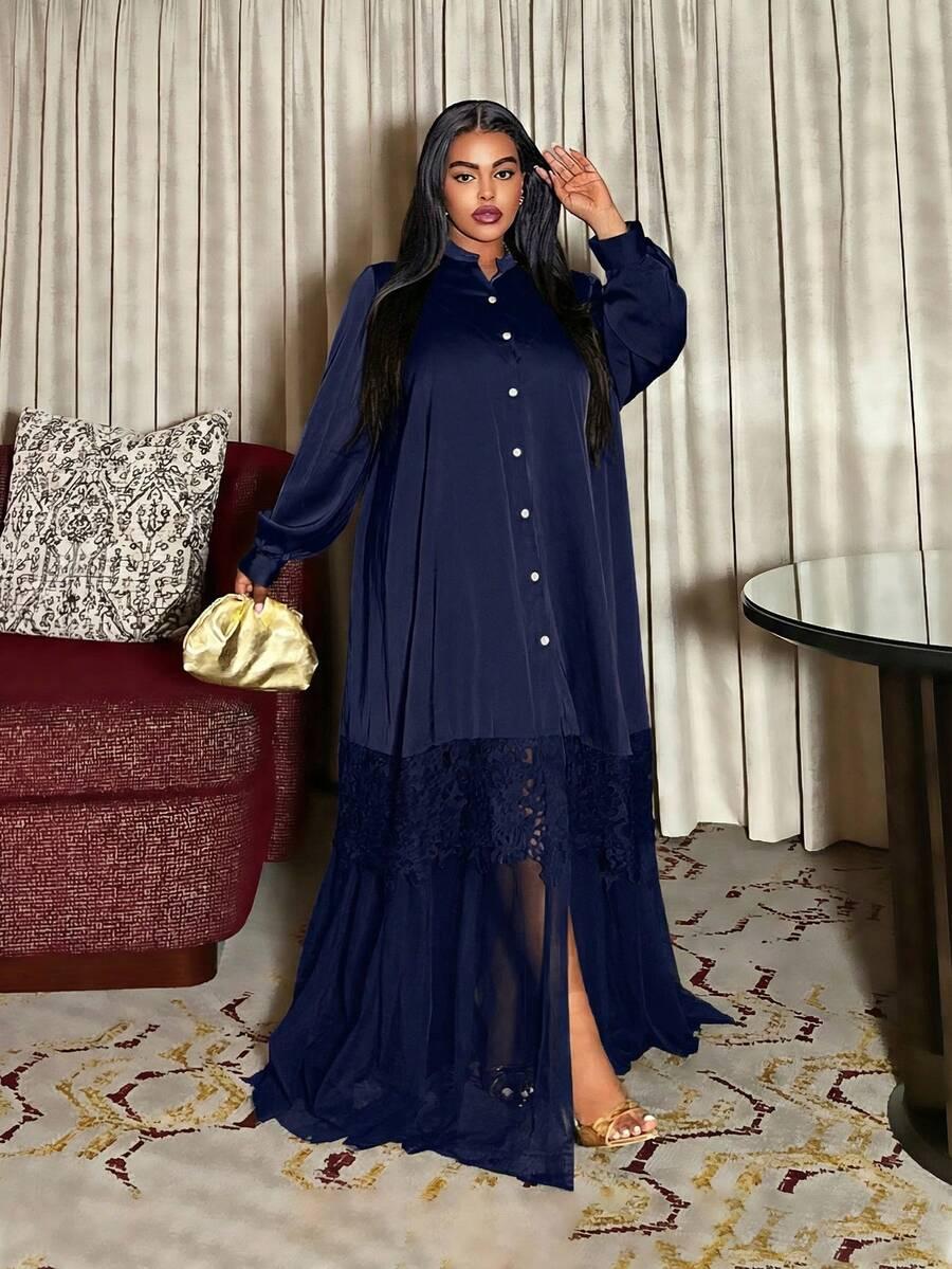 MAWEII NIEBIESKA MAXI SUKIENKA S06__XXL