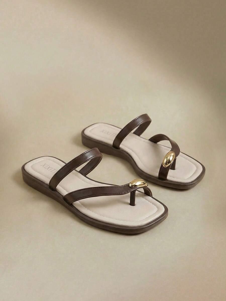 ARAVE BRĄZOWE KLAPKI CASUAL PK01__39-39,5