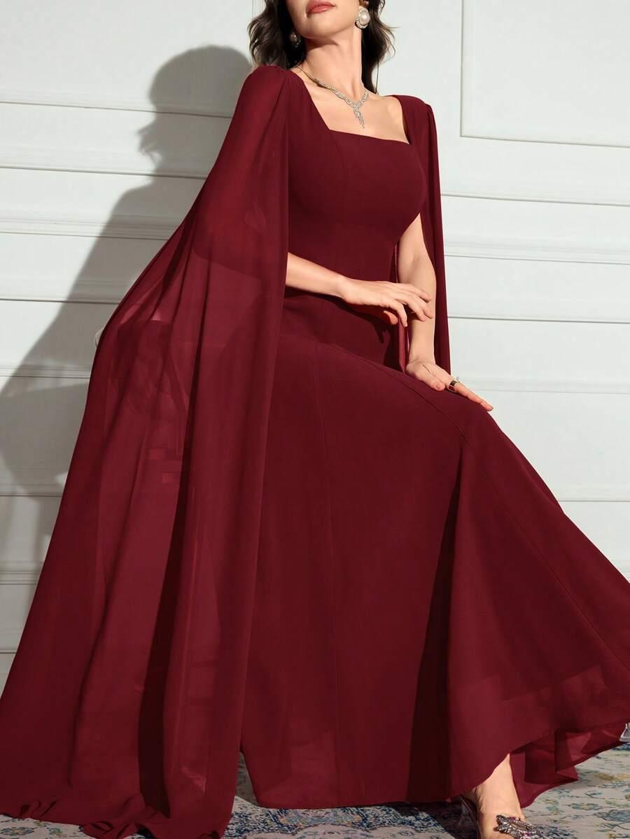 SHEIN CZERWONA MAXI SUKIENKA S06__XXL