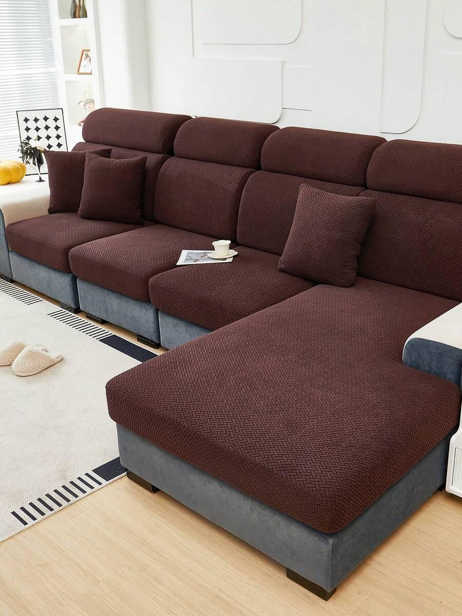 SHEIN BRĄZOWY POKROWIEC NA KANAPĘ S07__80-130X50-65