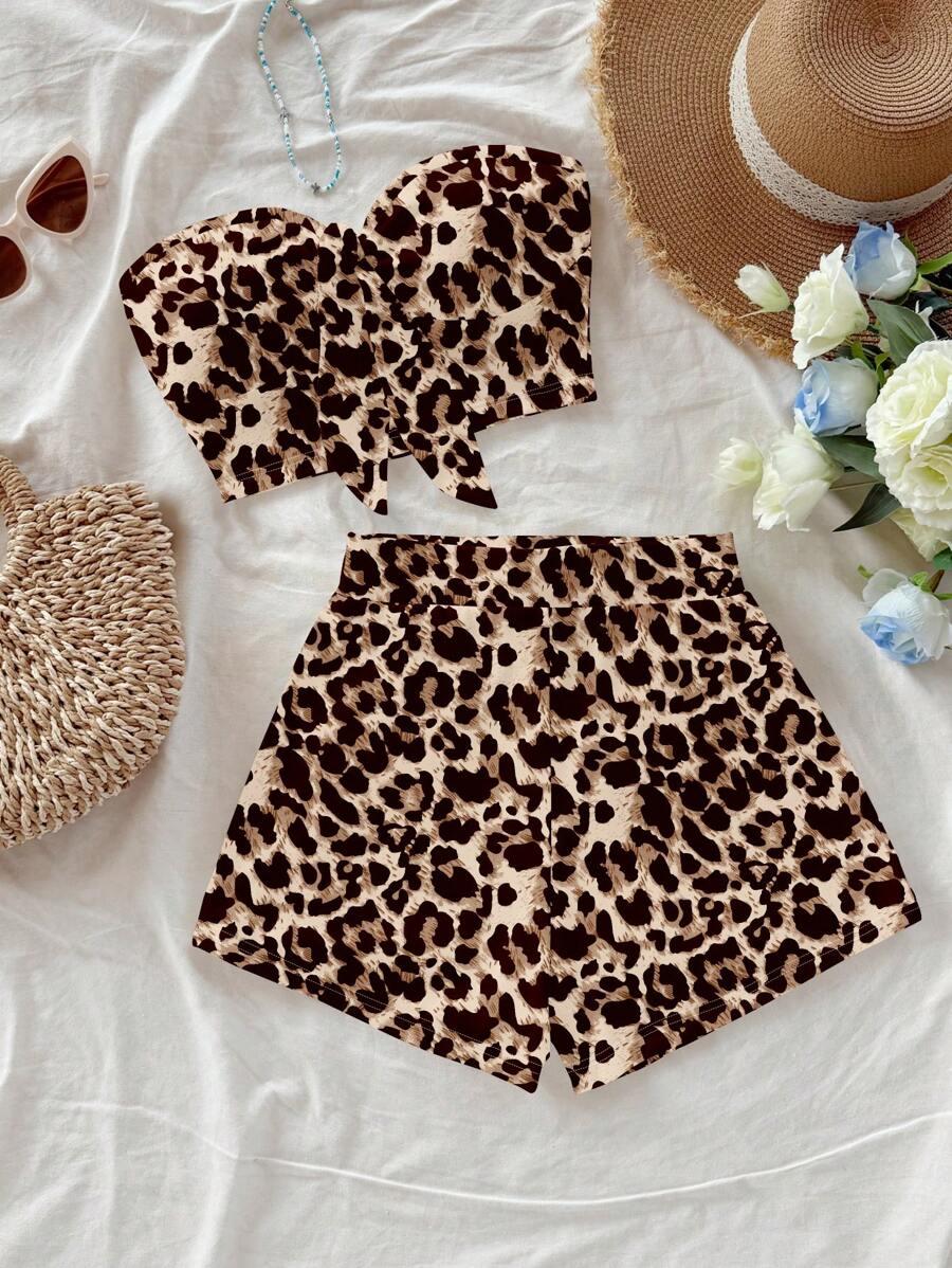 SOLEIA TOP ANIMAL PRINT BEZ RĘKAWÓW S06__L