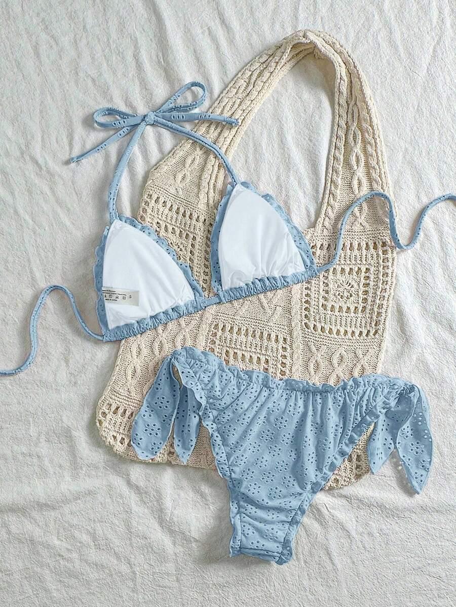 SHEIN DWUCZĘŚCIOWY STRÓJ KĄPIELOWY S09__M