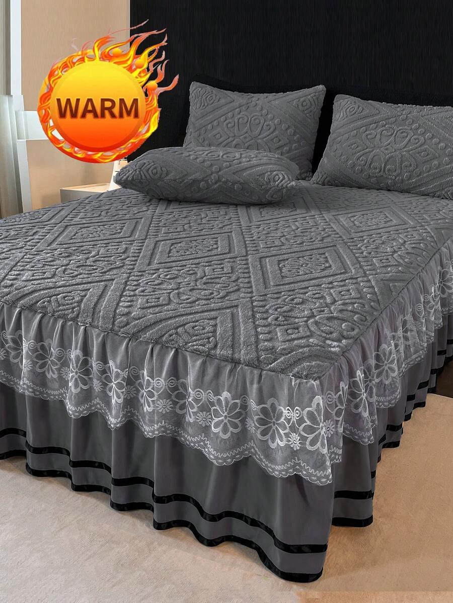 SHEIN KOMPLET POŚCIELI TEKSTURA S07__180X200CM