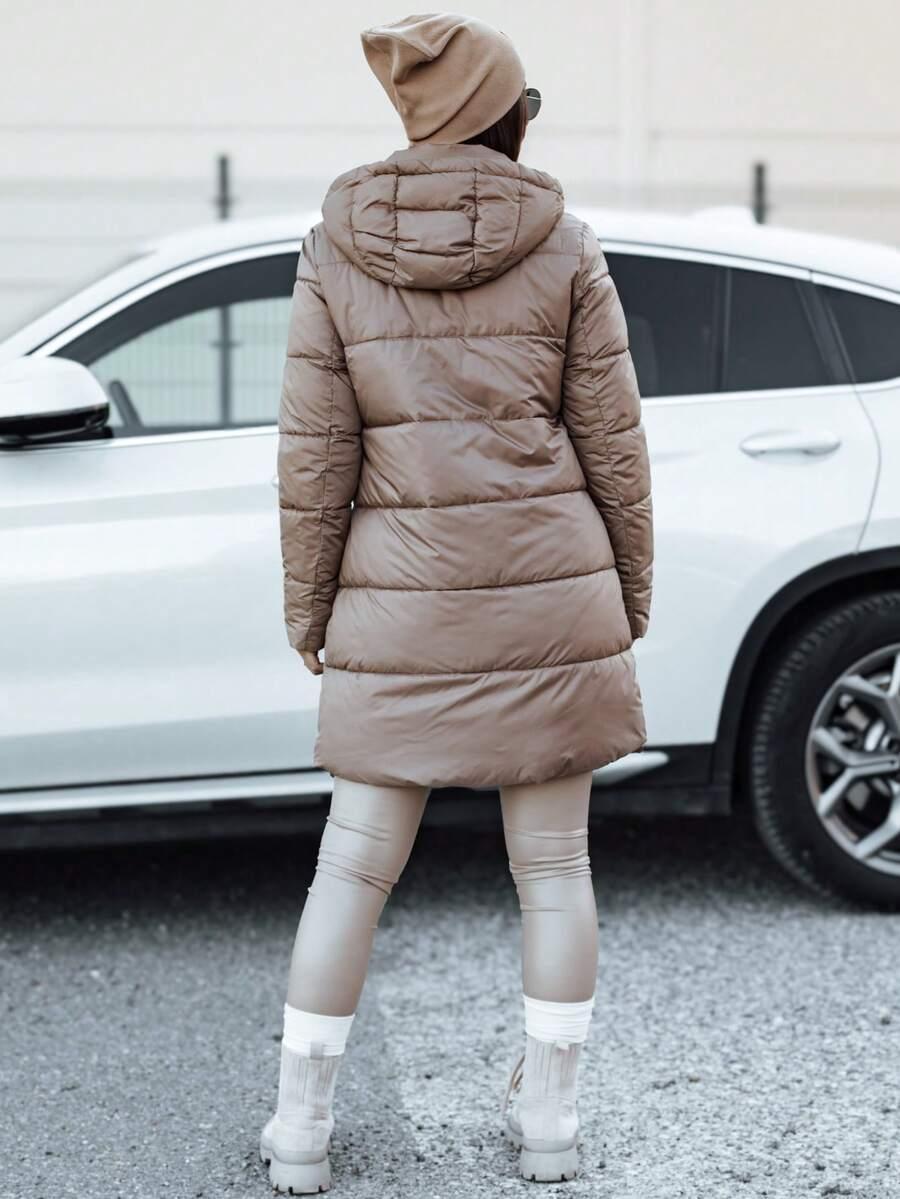 SHEIN DWUSTRONNA PIKOWANA KURTKA ZAMEK W01__S