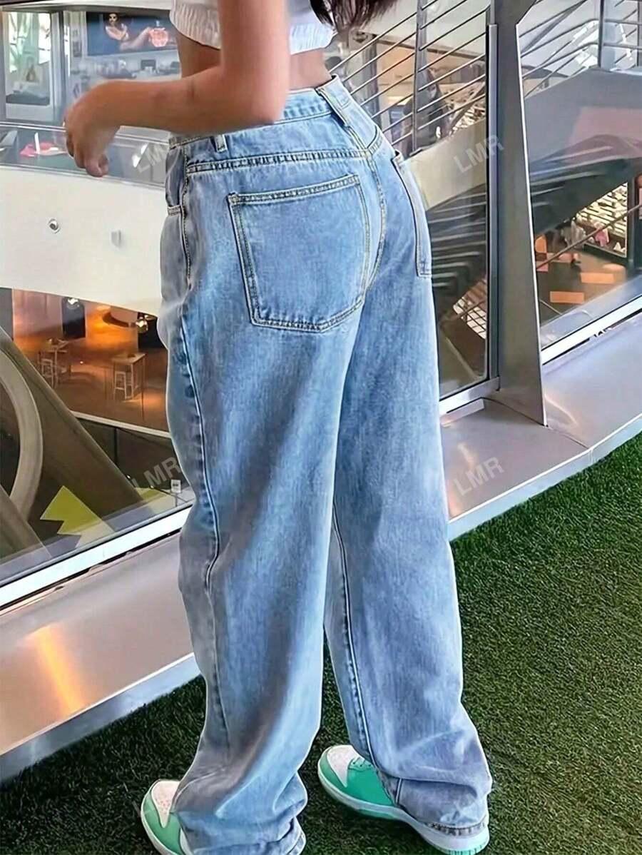SHEIN NIEBIESKIE JEANSY NISKI STAN S06__XXL