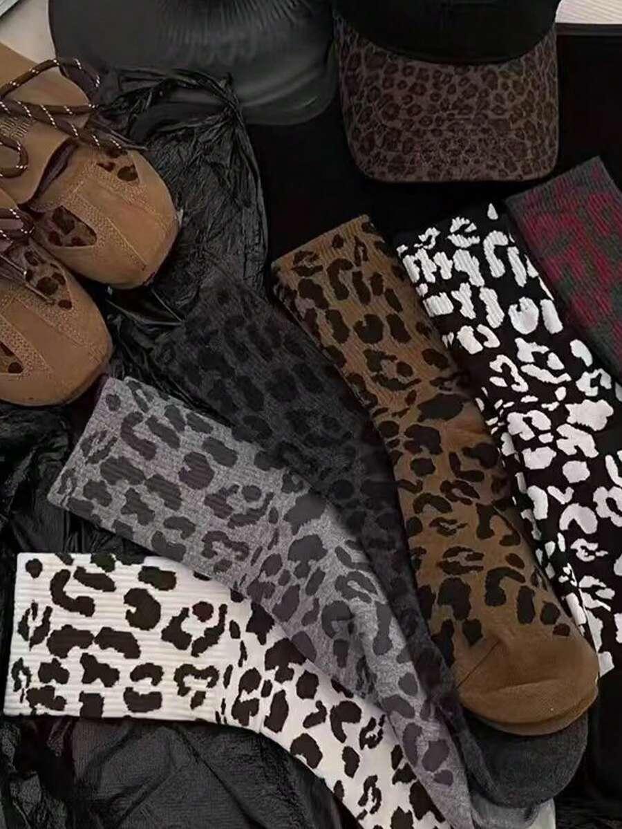 SHEIN SKARPETY ANIMAL PRINT 3-PACK S07__39-42
