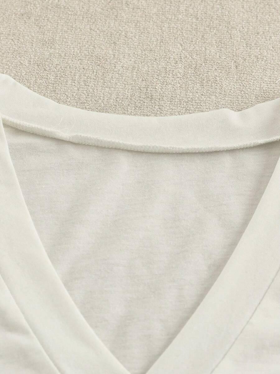INAWLY BIAŁY T-SHIRT V-NECK S06__S