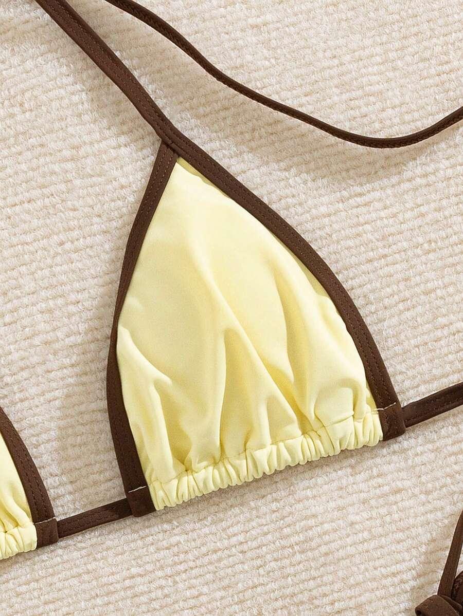 SHEIN DWUCZĘŚCIOWY STRÓJ KĄPIELOWY S09__S