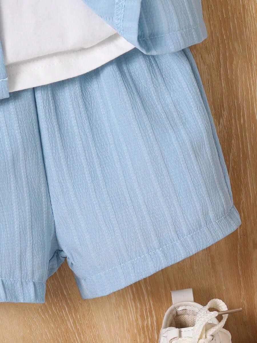 SHEIN SPODENKI KOSZULA KOMPLET S06__92/98