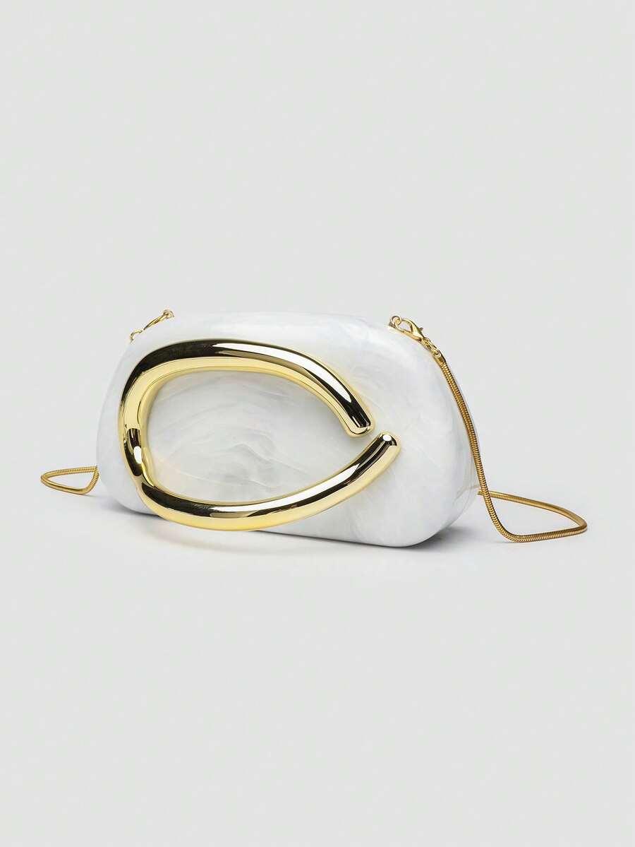 SHEIN BIAŁA TOREBKA ŁAŃCUSZEK S07__20X10