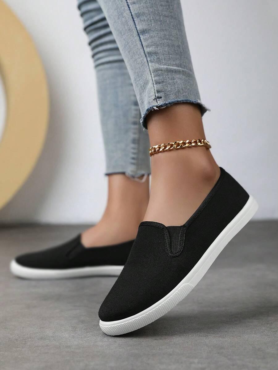 SHEIN CZARNE WSUWANE TRAMPKI PK01__39