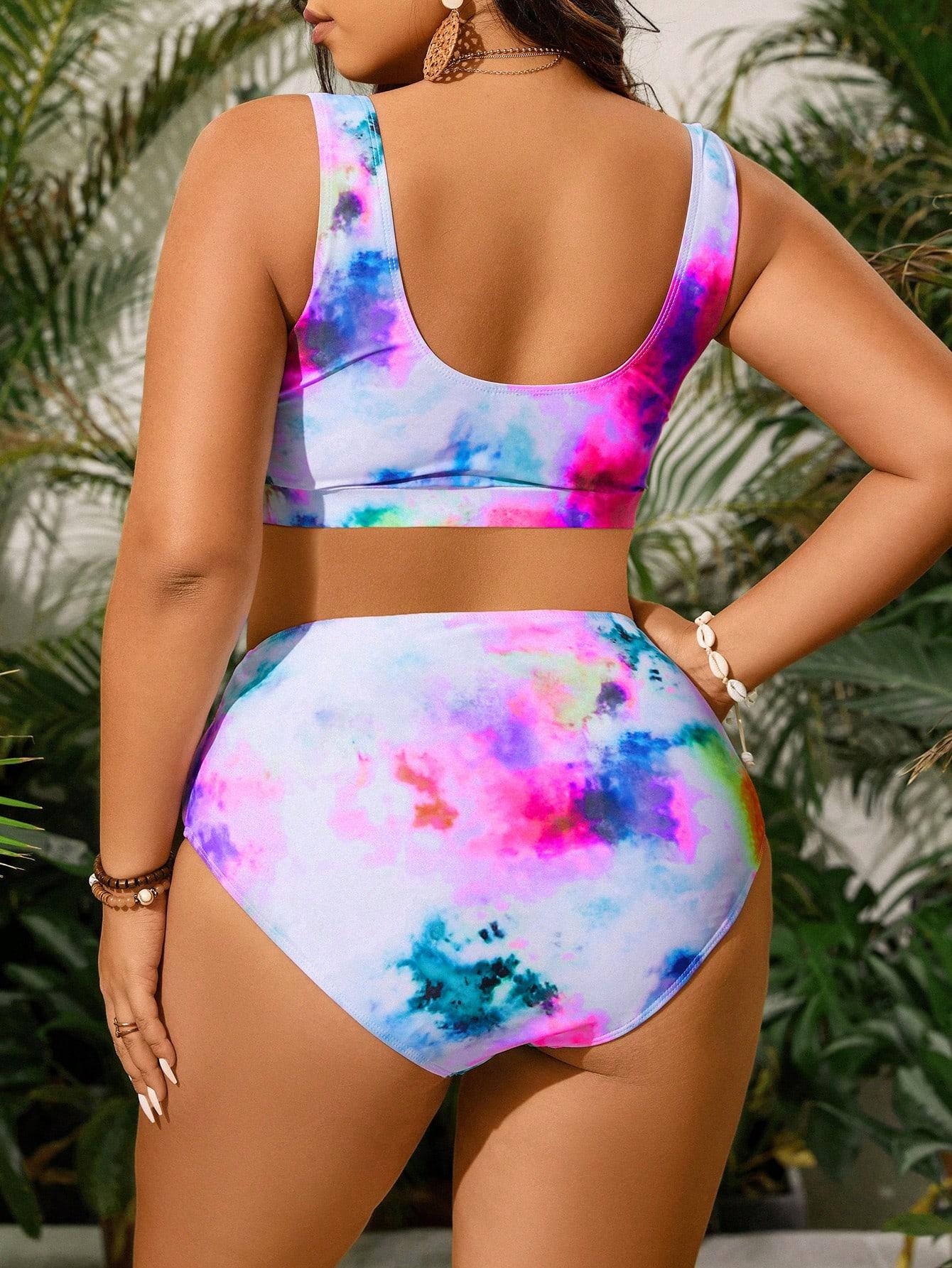 SHEIN STRÓJ KĄPIELOWY DWUCZĘŚCIOWY S09__46