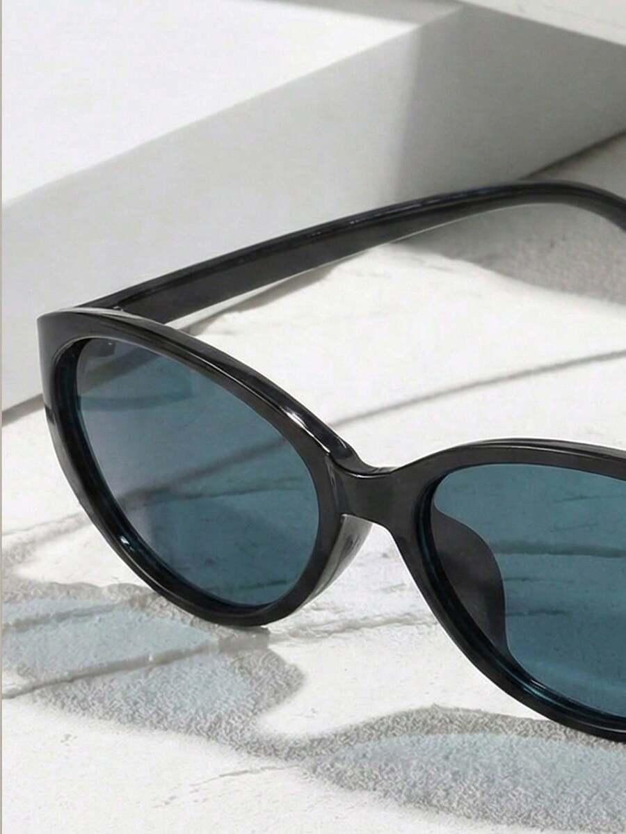 SHEIN CZARNE OKULARY PRZECIWSŁONECZNE S07