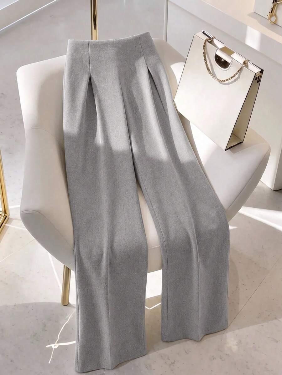 EURMUSE SZARE SPODNIE CASUAL S06__M