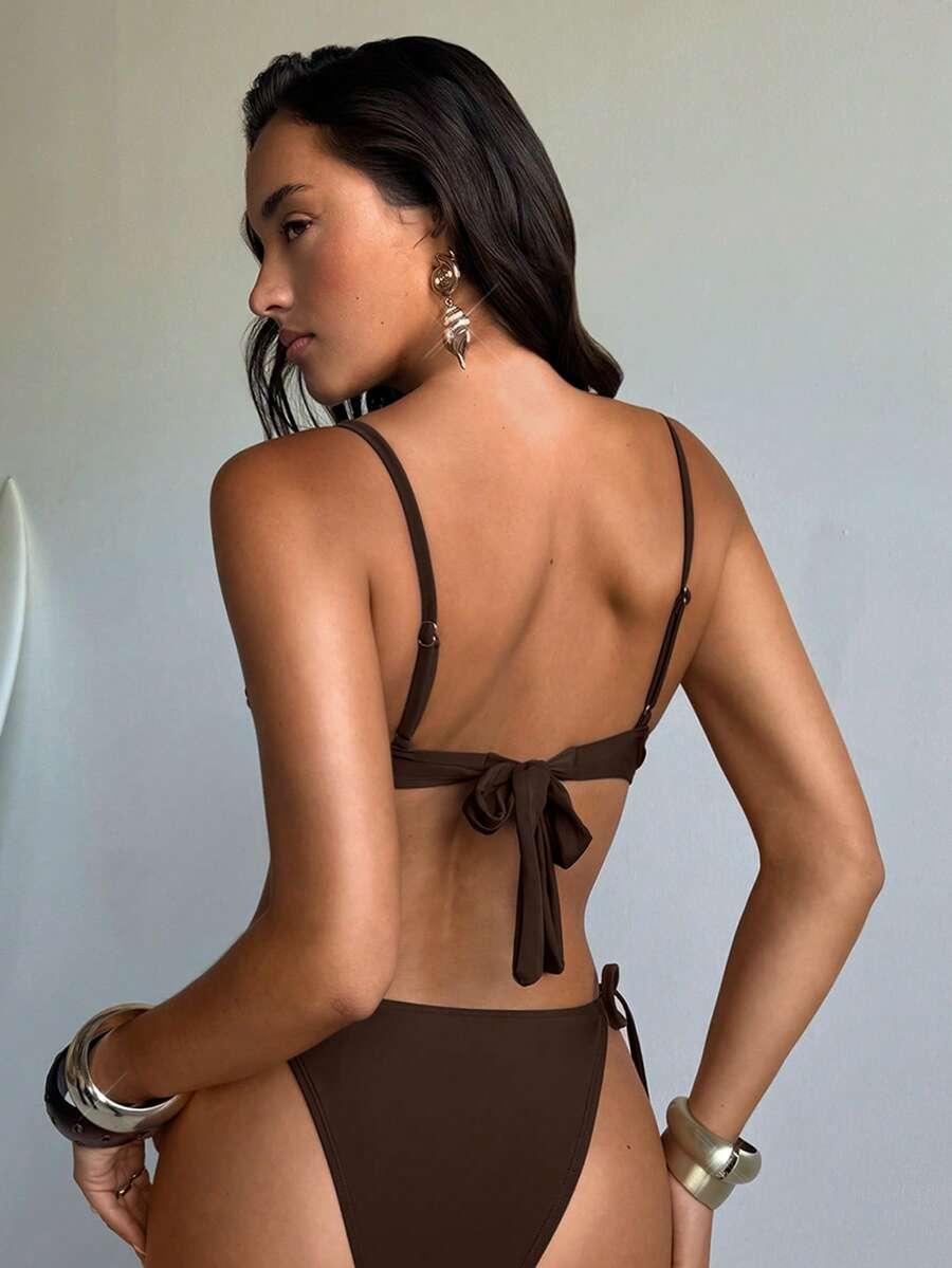 SHEIN DWUCZĘŚCIOWY STRÓJ KĄPIELOWY S09__M