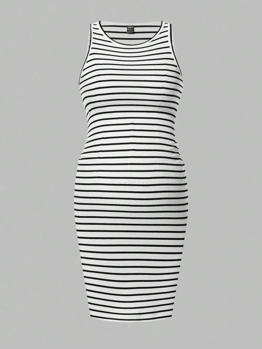 MODMAMA SUKIENKA CIĄŻOWA BEZ RĘKAWÓW 3 PACK S06__XXL