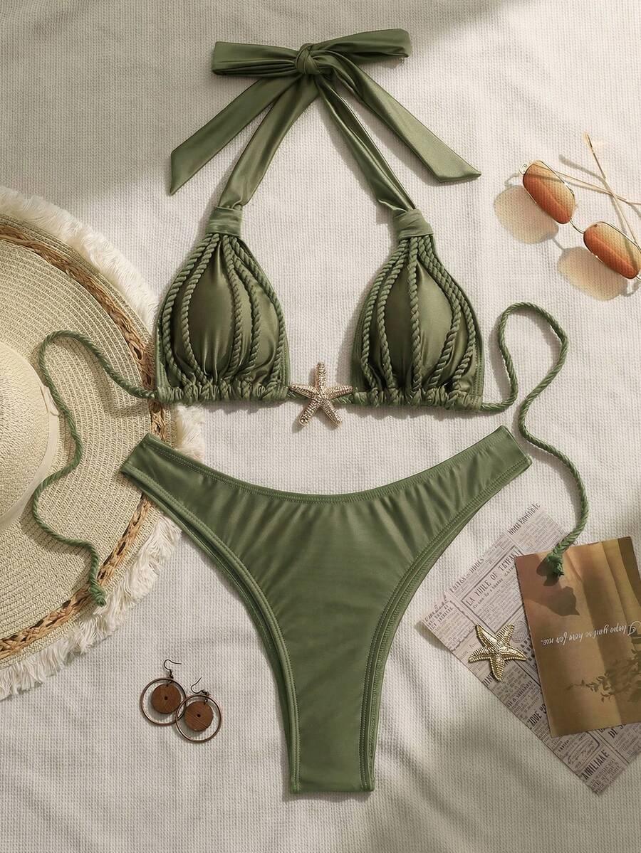 SWIM CHICCIA ZIELONY DWUCZĘŚCIOWY STRÓJ KĄPIELOWY S09__M