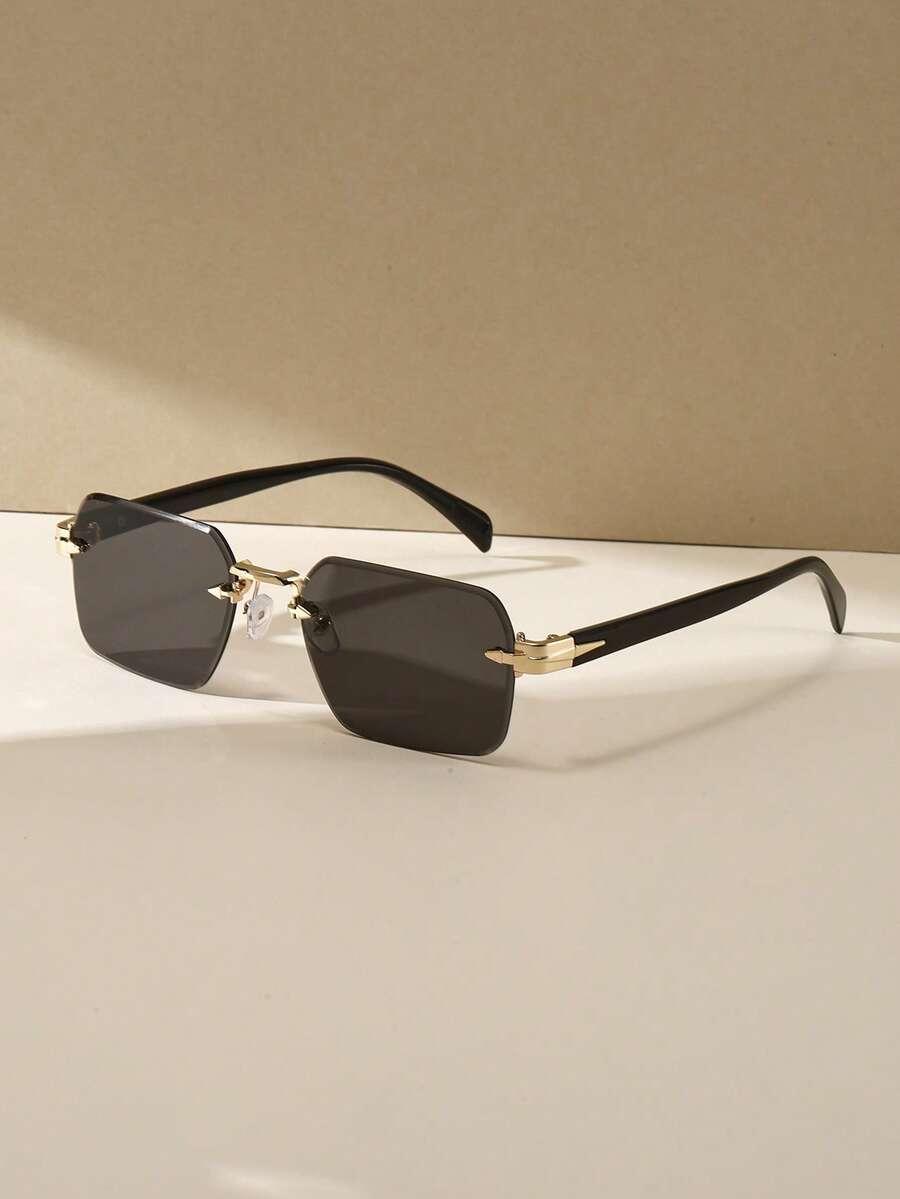 SHEIN CZARNE OKULARY PRZECIWSŁONECZNE S07__