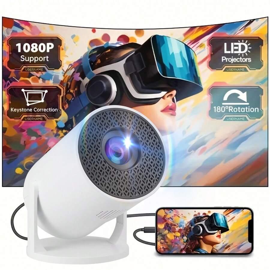 SHEIN BIAŁY PROJEKTOR MULTIMEDIALNY LED S07__