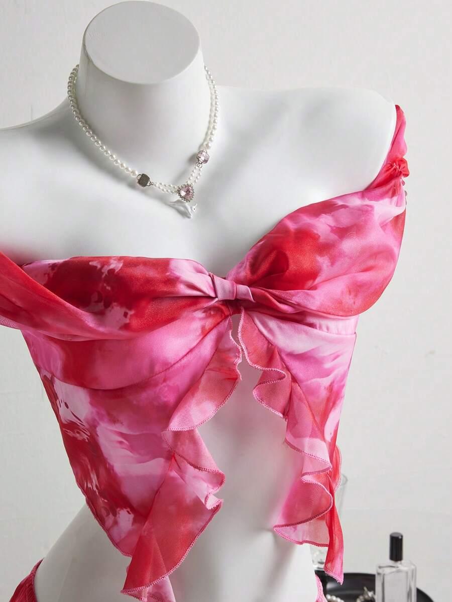 SHEIN TOP ODKRYTE RAMIONA S06__S