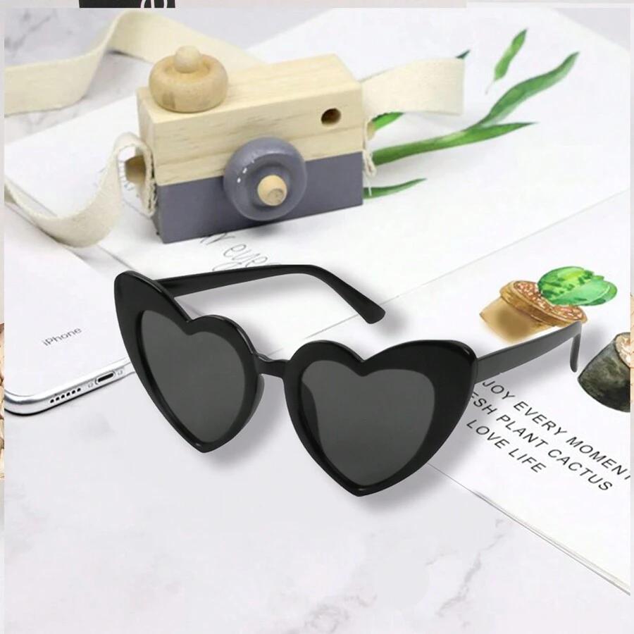 SHEIN OKULARY PRZECIWSŁONECZNE SERCA 2-PACK S07