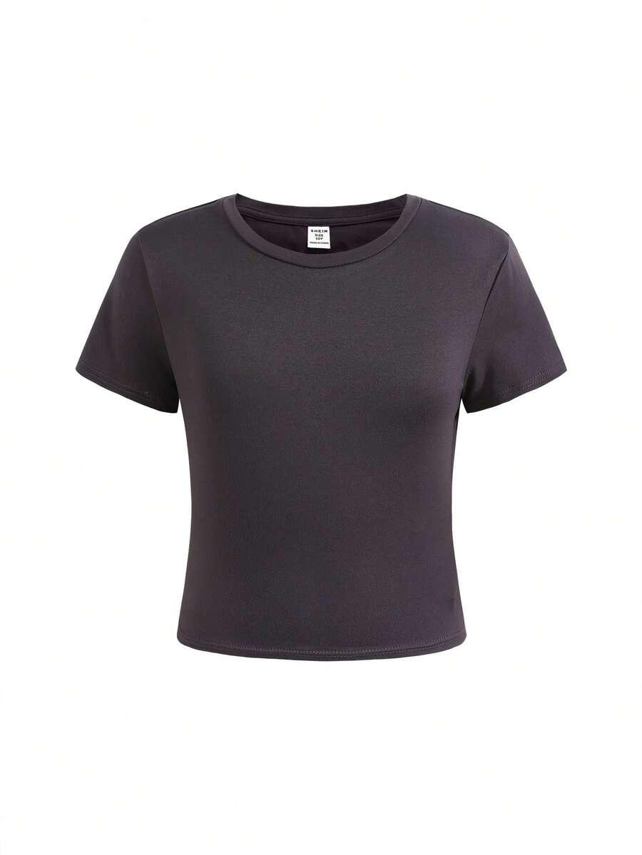 SHEIN TOP KRÓTKI RĘKAW 4-PACK S06__140-146