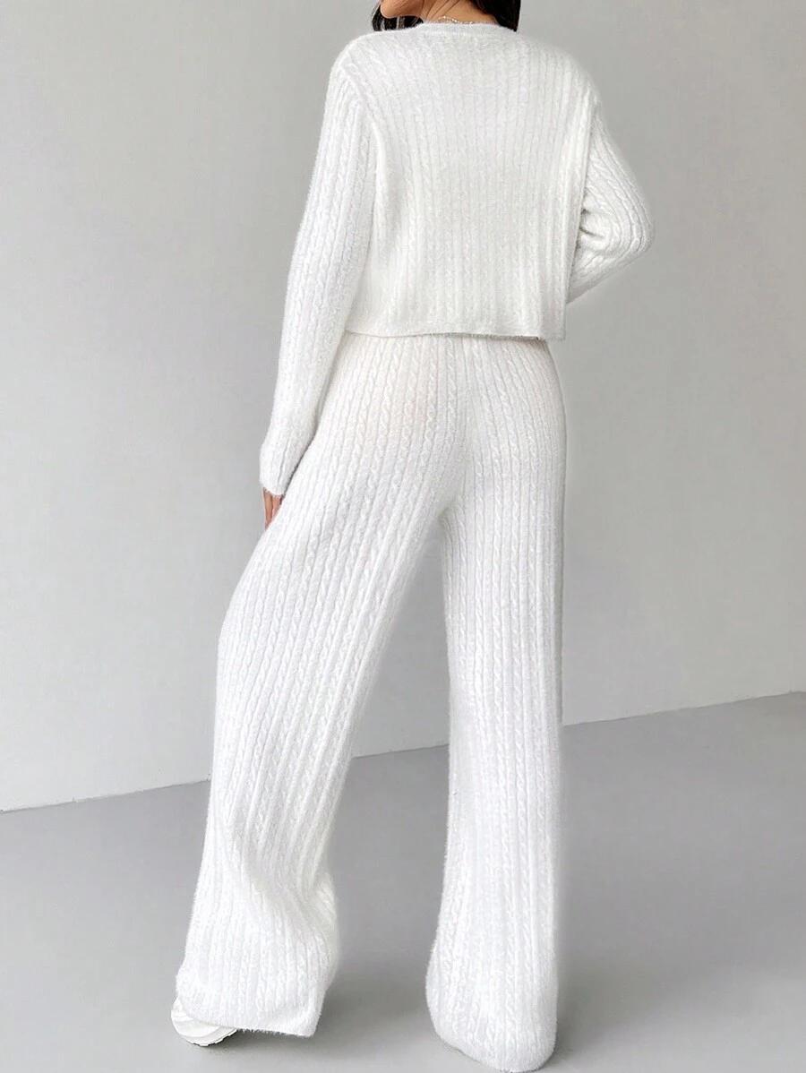 SHEIN KOMPLET SWETER SPODNIE S06__S
