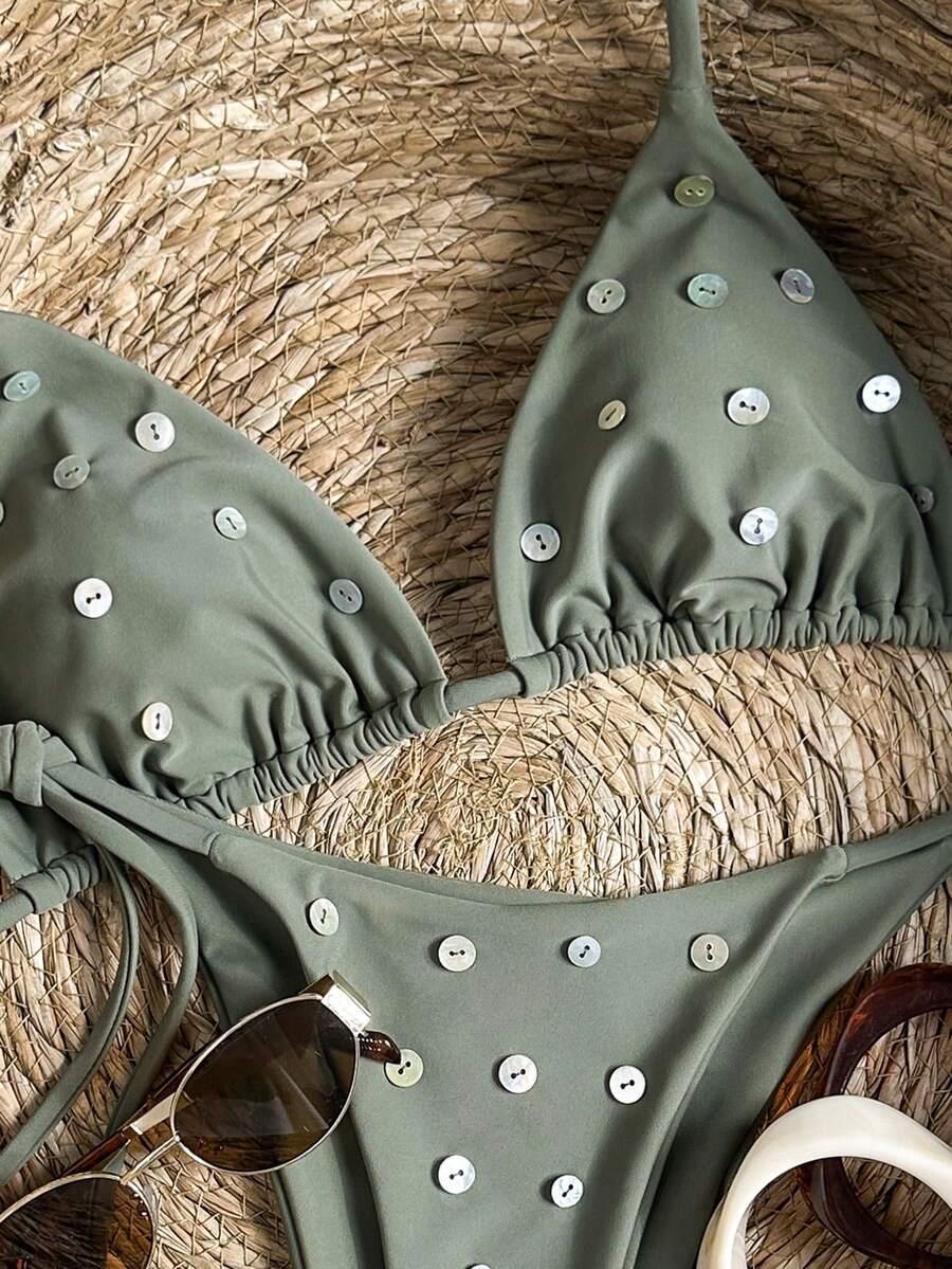 SHEIN DWUCZĘŚCIOWY STRÓJ KĄPIELOWY S09__S