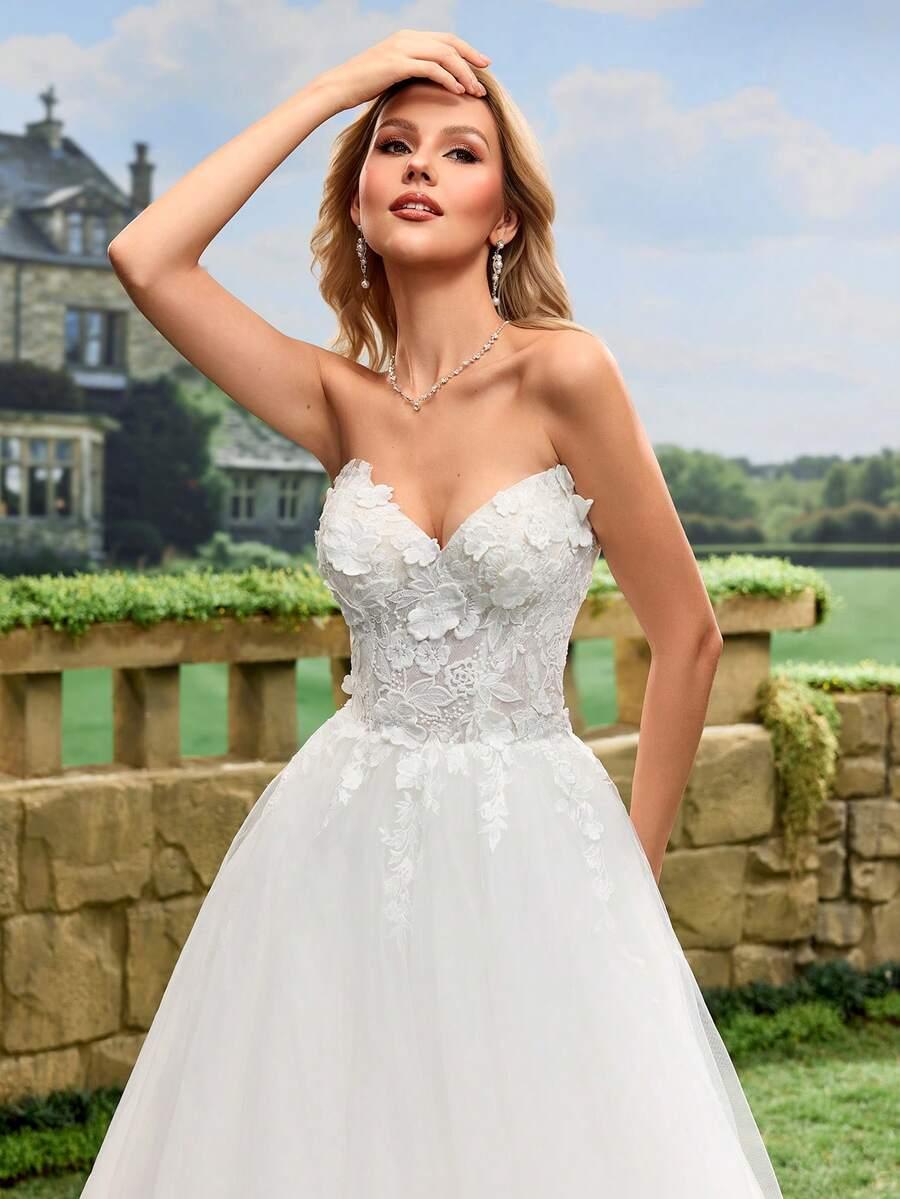 SHEIN BIAŁA SUKNIA ŚLUBNA S06__42