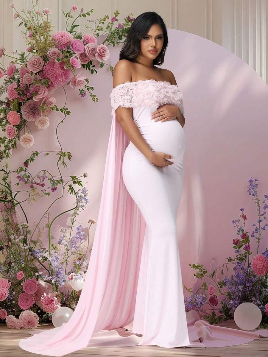 SHEIN RÓŻOWA CIĄŻOWA SUKIENKA S06__M