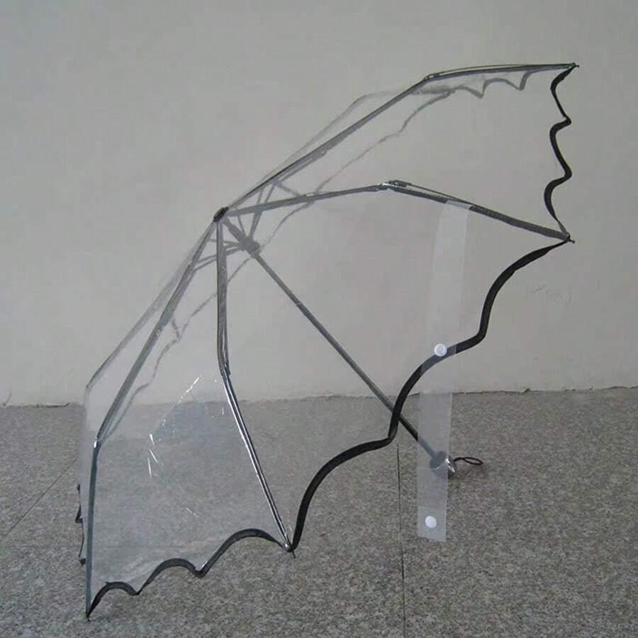 SHEIN BEZBARWNY SKŁADANY PARASOL S07