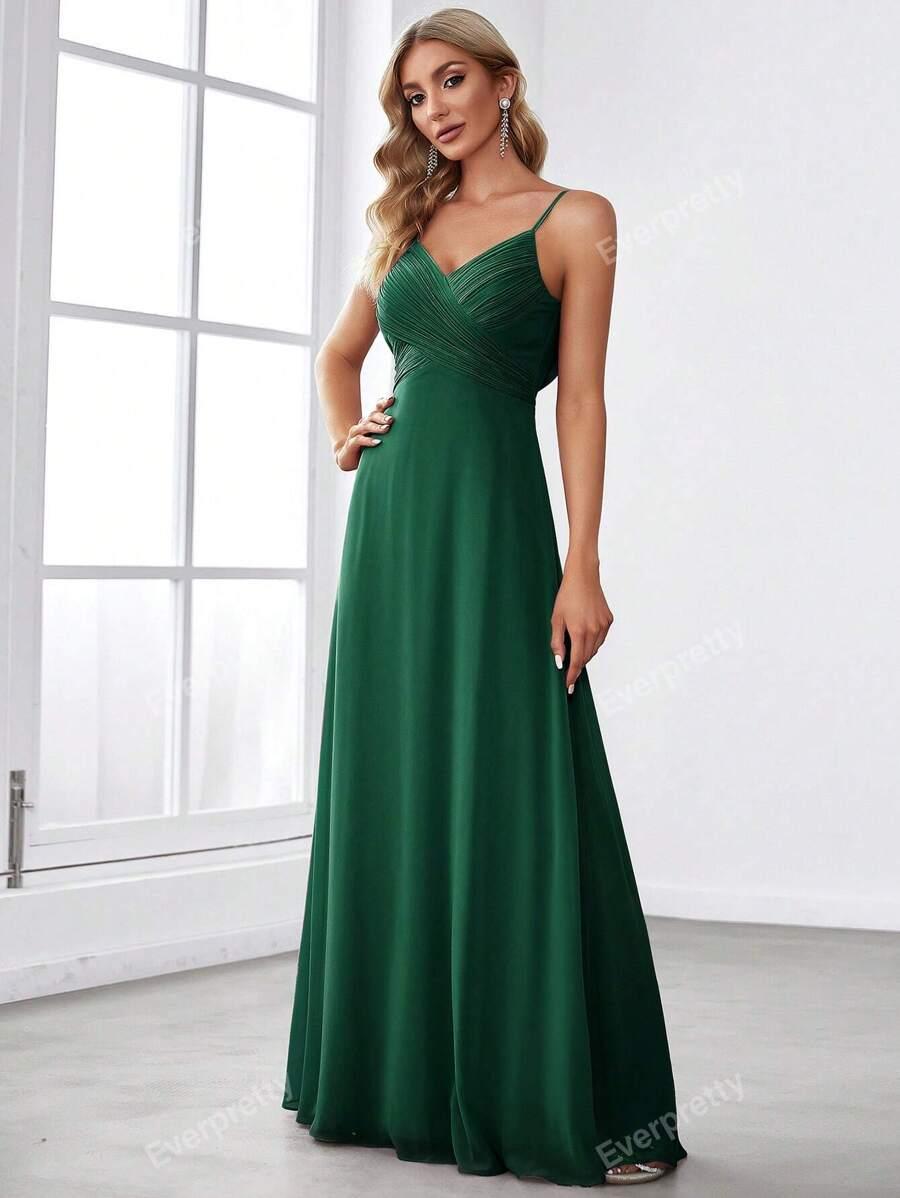 EVER PRETTY ZIELONA MAXI SUKIENKA S06__XXL
