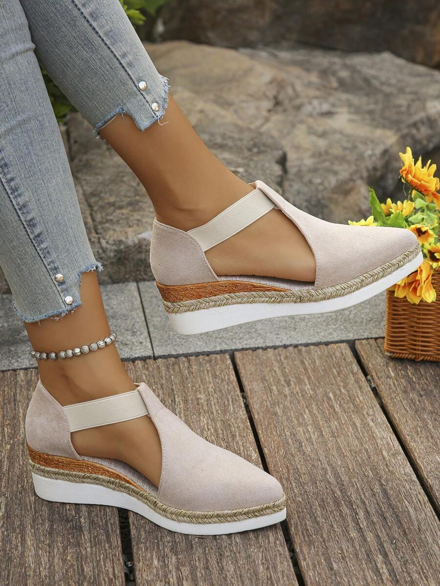 SHEIN BEŻOWE ESPADRYLE SZPIC S06__39