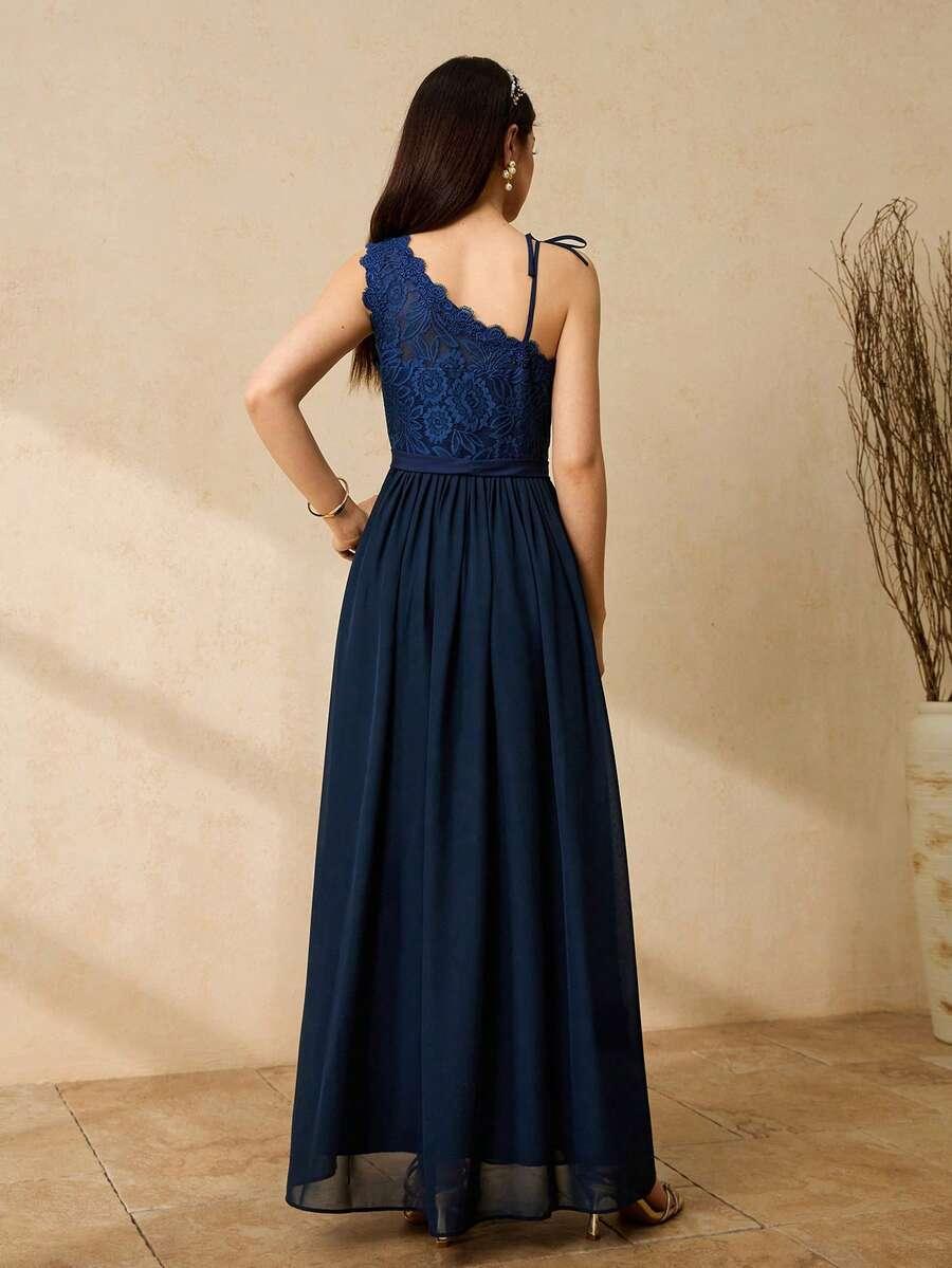 SHEIN GRANATOWA SUKIENKA BEZ RĘKAWÓW S06__166-170