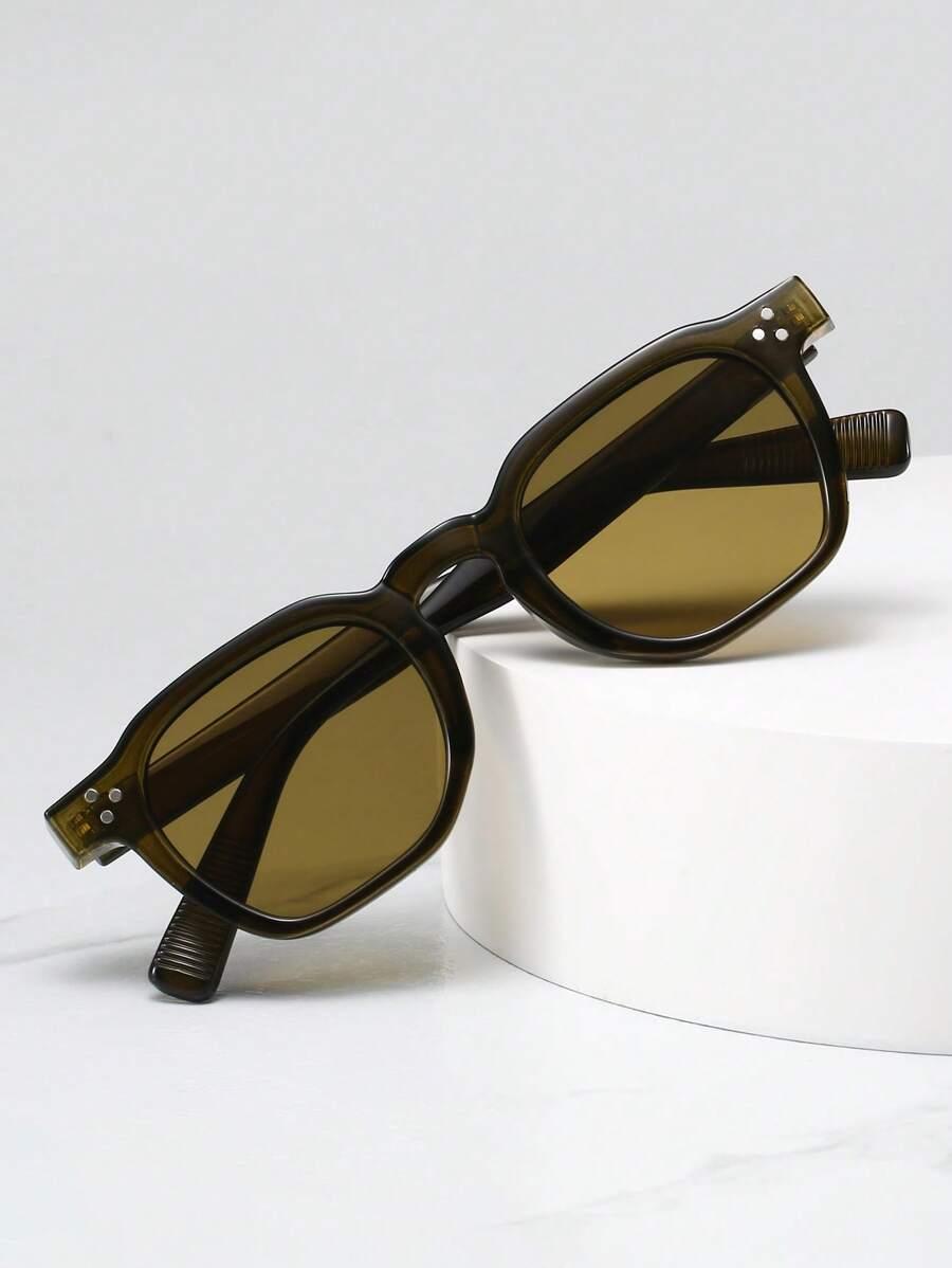 SHEIN ZIELONE OKULARY PRZECIWSŁONECZNE S07