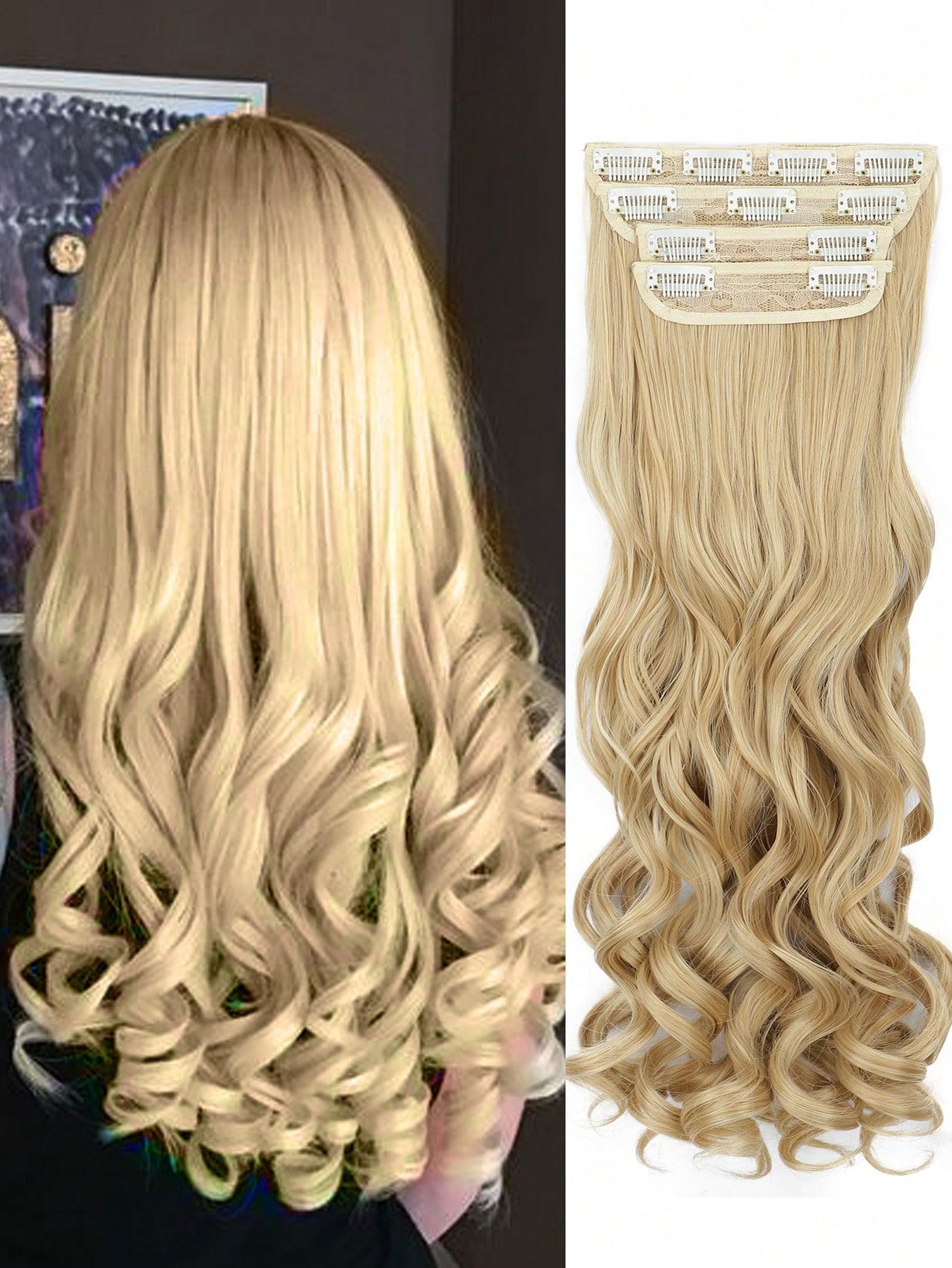SHEIN DOCZEPIANE WŁOSY BLOND KLIPS S07__50,8
