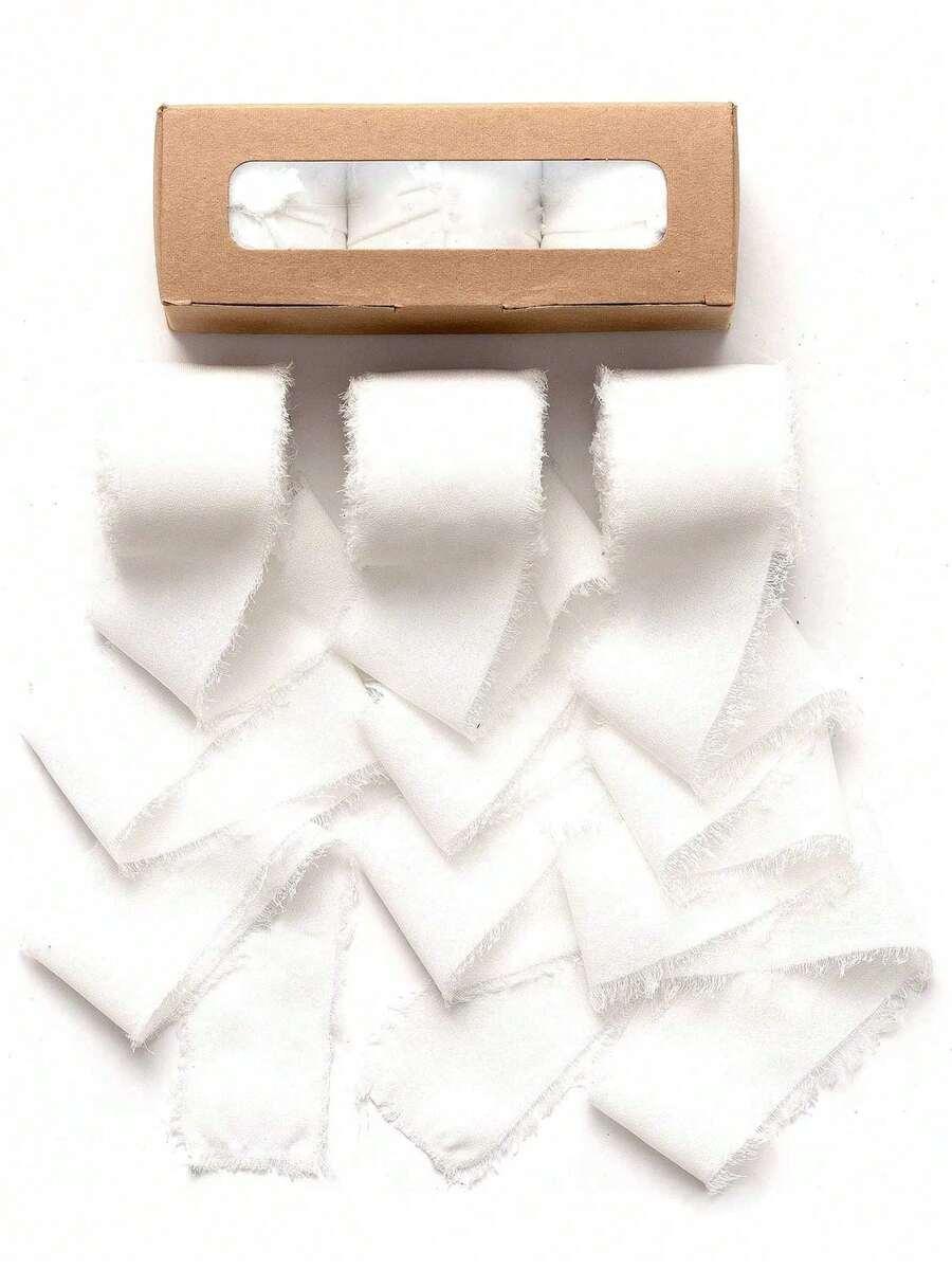 SHEIN BIAŁA WSTĄŻKA 2-PACK S07__5M
