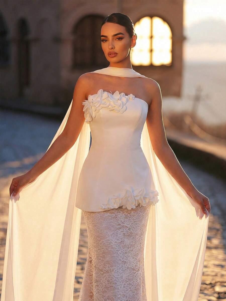 GLAMRAE BIAŁA SUKNIA ŚLUBNA S06__36