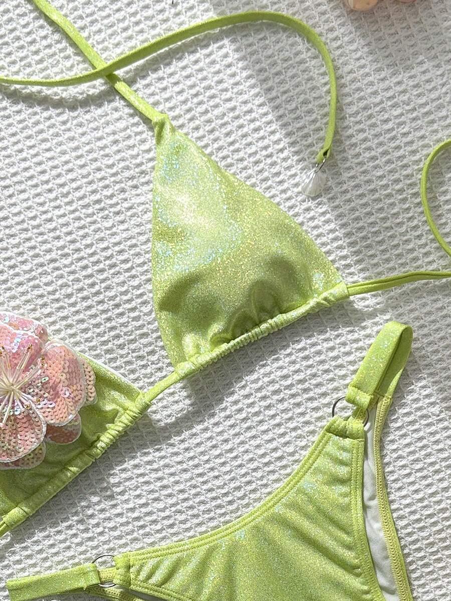 SHEIN DWUCZĘŚCIOWY STRÓJ KĄPIELOWY S09__XS