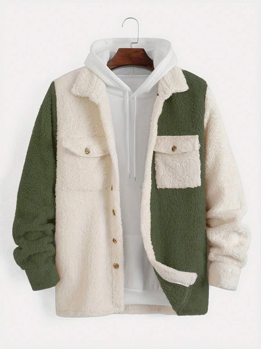 SHEIN KOSZULA KONTRAST MIŚ S06__5XL