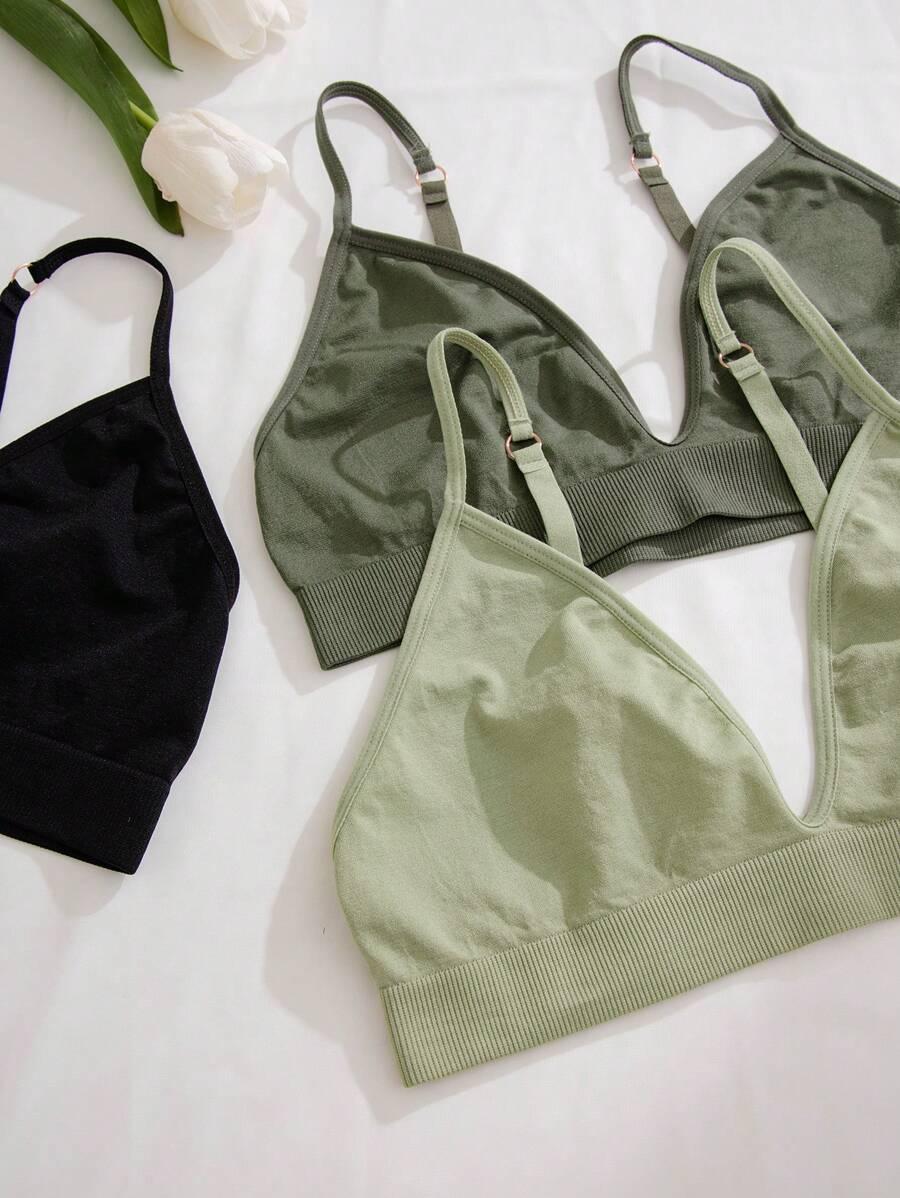 SHEIN MIĘKKI BIUSTONOSZ 3-PACK S06__M